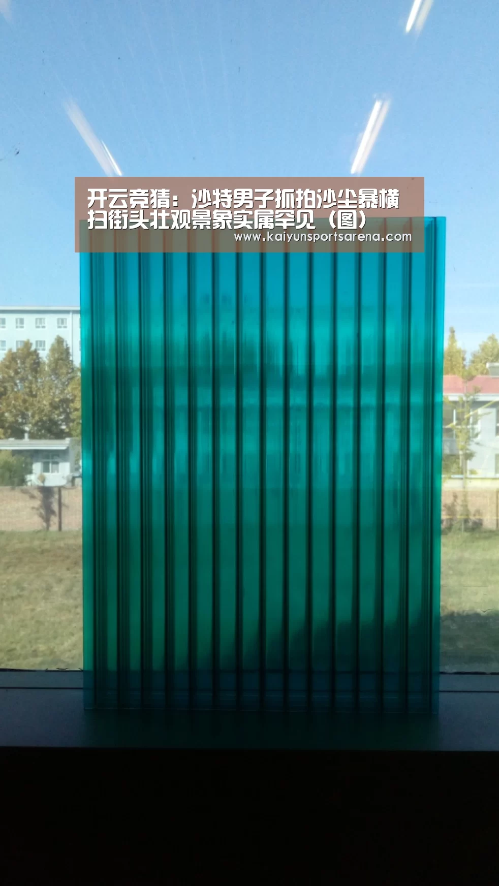 开云竞猜:沙特男子抓拍沙尘暴横扫街头壮观景象实属罕见(图)(图3) 开云下载